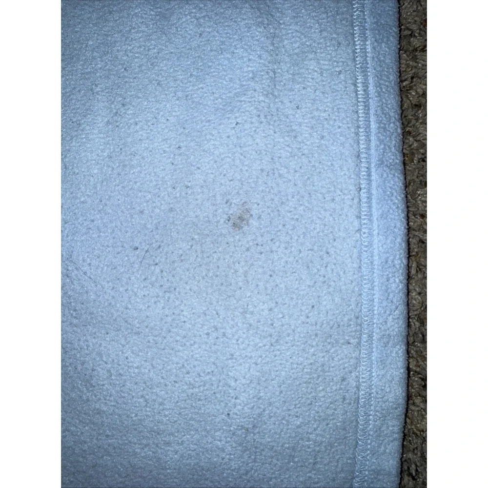 Carter's Monkey & Ant Baby Blanket Child of Mine Blue Fleece Security Lovey Boys
